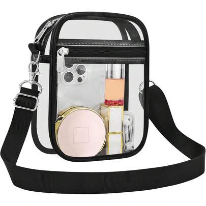 Alikpop Clear Purse Bag Phone Bag For Stadium Events Clear Messenge Bag Crossbody Bag For Men And Women