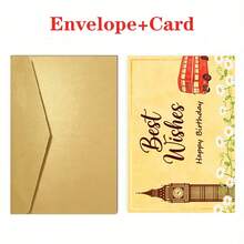 1 Card, Birthday Card, Friend Friendship Card, Best Friend Card, Happy Birthday Friend, Thank You, Miss, Thank You Card, Best Gift For Friends, Ideal Birthday Gift - Multicolor - View 9