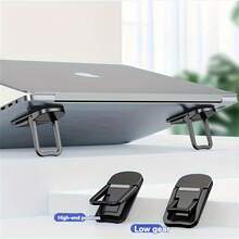 Giá đỡ laptop có thể điều chỉnh, giá nâng máy tính xách tay gấp gọn, đế tản nhiệt di động. - Giá đỡ máy tính - Xem 1