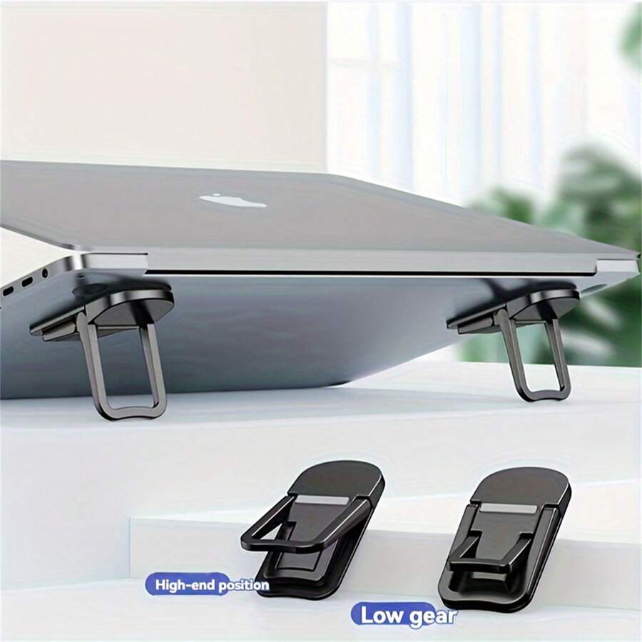 Giá đỡ laptop có thể điều chỉnh, giá nâng máy tính xách tay gấp gọn, đế tản nhiệt di động. - Giá đỡ máy tính - Xem 1