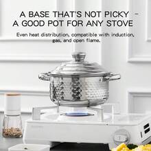 12-Piece Cookware Set, Made Of Stainless Steel, Non-Stick, Kitchen Cookware Set, Non-Stick Cooking Set, All Kinds Of Pots And Pans To Meet All Kitchen Needs, The Best And Most Practical Gift For Mom - 銀色 - 查看 6