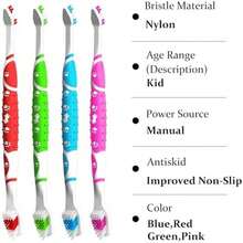 8 Pcs Dog Toothbrush Pet Toothbrush Small To Large Dogs,Cats With Soft Bristles Non Slip Dual Head Dog Toothbrush - / - View 7