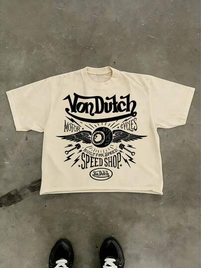 Ropa de algodón para niñas preadolescentes, camiseta con estampado de letras inspirado en el Y2K - Cuello redondo informal, manga corta, lavable a máquina - Perfecta para primavera/verano/otoño, moda, ropa de calle, unisex, hombre y mujer