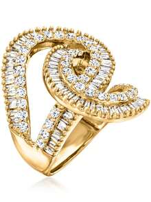 1 PC Charm Cubic Zirconia Ring For Women For Valentine's Day Gift Wedding Anniversary Party Jewelry - 1# - View 2