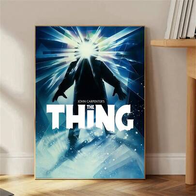 1张《怪形》电影海报，无框帆布画，卧室、客厅、走廊的理想礼物，墙面艺术、装饰、房间装饰、海报礼物、生日毕业家居装饰，不含画框