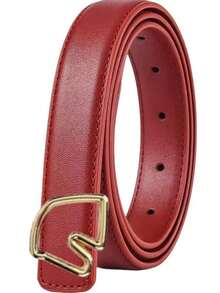 女士休闲商务时尚腰带一条，适合搭配牛仔裤、休闲裤等日常穿着。适合情人节、春夏、上学、秋季、冬季等场合。 - 彩色 - 查看 16