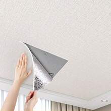 5卷3D立体泡沫墙纸贴纸，自粘加厚墙板，纹理设计，家居装修墙贴，即撕即贴，易于清洁和裁剪，适用于客厅、厨房、卧室、宿舍、办公室装饰 - 280cm* 50cm - 查看 2