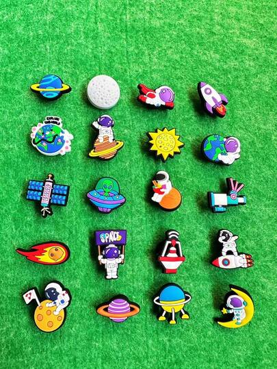 20个彩色饰品，不含鞋子