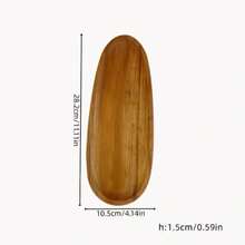 Einzigartige asymmetrische Holztabletts, asymmetrisches Design, geeignet für Kaltplatten, Käse, Obst, Sushi und Heimdekoration - massive Holz Lebensmittel Präsentationstabletts, ideal für Zuhause, Restaurant und Outdoor Camping, Servierplatten, Küchenutensilien, perfektes Einweihungs- oder Neujahrgeschenk, geeignet für verschiedene Anlässe, ganzjährig - Braun - Übersicht 20