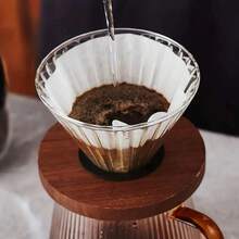 120pcs/80pcs/40pcs Coffee Filter Papers - Cone-Shaped Paper Filters, V-Shaped Pour Over Coffee Filters, Natural Paper Material, Easy To Use, Upgraded Design, Multiple Sizes Available, Suitable For Filter Cups, Essential For Back To School Season - Multicolor - View 10