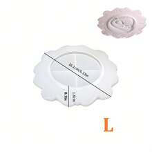 1个复古风格托盘硅胶模具，戒指托盘硅胶模具，适用于石膏、混凝土和树脂工艺品、花瓶和装饰品，是工艺爱好者和DIY爱好者、家庭主妇和生日礼物、婚礼摄影道具和邀请函制作的理想之选（2种尺寸可选） - A - 查看 4