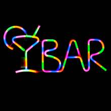 Letreiro de LED Neon para Bar de Coquetéis (1 unidade), Luminária Neon para Copos de Coquetel, Alimentação USB ou Bateria, Ideal para Decoração de Bar em Casa, Bar Comercial, Festas, Salas de Jogos, Clubes e Outras Ocasiões Especiais, Luminária Noturna Comercial, Perfeito para o Dia dos Namorados, Dia das Mães, Natal e outros feriados. - BAR - Ver 13
