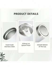 20oz Black Rifle Coffee Company Stainless Steel Travel Mug - Vacuum Insulated, Durable 304 Stainless Steel, PS Lid, For Hot & Cold Beverages, Ideal For Home, Office, Camping, And Outdoor Adventures, Office Coffee Cup| Full Print Design| Durable Construction, Coffee Bar Accessories - 白色 - 查看 7