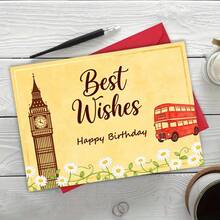 1 Card, Birthday Card, Friend Friendship Card, Best Friend Card, Happy Birthday Friend, Thank You, Miss, Thank You Card, Best Gift For Friends, Ideal Birthday Gift - Multicolor - View 1