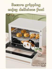 1pc/2pcs Multifunctional Stainless Steel Fish Spatula + Tongs, Lock Design, Heat Resistant, Extended Non-Slip Handle, 2-In-1 Cute Bear Shaped Tongs With Retractable Safety Clasp, Food Clip Fish Fork Convenient Oil Draining Spatula Tongs, Restaurant Kitchen Utensils, Non-Stick 304 Stainless Steel Scraper - Multicolor - View 7