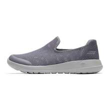 Skechers 男士休闲鞋，舒适步行鞋，GO WALK MAX 男士一脚蹬步行鞋，简约舒适日常休闲运动鞋 216700-CHAR - 炭灰色 - 查看 1
