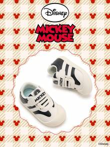 Disney 1 Pair Children's Collaborative Sports Shoes, Suitable For Daily Wear, Festivals, Sports, Outdoor Activities, Comfortable, Snug Fit, Anti-Slip, Durable, Breathable (Boys' Sports Shoes, Boys' Skate Shoes, Children's Sports Shoes, Girls' Sports Shoes, Girls' Skate Shoes) - Black - View 2