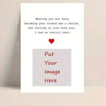 20pcs/50pcs Customized Wedding Greeting Cards, Suitable For Newlyweds, Bride, Groom, Lovers, Personalized With Names And Dates - Multicolor - View 2