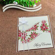 Creative Lace Dies, DIY Scrapbooking Album And Embossing Stencil, Greeting Card Making Tool, Card Paper Cutting Crafts ,Gift Card Making Template Die Cuts. - Silver - View 4