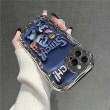 This Brand-New Disney Lilo & Stitch Phone Case Features A Cute And Playful Expression, A Simple And Stylish Appearance, And A Smooth Feel.Made Of Cute And Eye-Catching TPU Material With A 2D Wave Texture, It Includes Camera Protection, Cute Phone Case,Iphone17 Pro Max Case,Polka Dot,Travel Must Haves.Making It An Ideal Choice For Girls. Compatible With IPhone17/16/15/14/13/...12 Mini Pro Max Pro Plus XRXS. It's The Perfect Gift For Friends And Family. Stylish Phone Case, Fun Expression Design, Lightweight And Durable. Cute Phone Case,Iphone17 Pro Max Case,Polka Dot,Travel Must Haves. - 銀色 - 查看 2