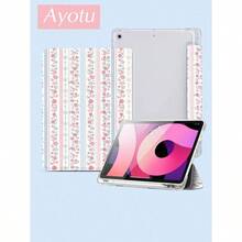 1pc Blue And White Stripes, Floral Print Pattern Tablet Case & Kindle E-Book Case Compatible With  10th Generation,  11/Air 4th/Air 7th/9.7 Inches, Compatible With Samsung Galaxy Tab A9 Plus, Kindle (11th Generation-2024 Release)(6 Inch), Kindle Paperwhite 12th Gen 2024, Great Holiday Gift, Stylish And Simple Pattern. - Multicolor - 查看 3
