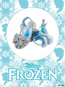 Disney 1 Pair Licensed Princess Sandals, Suitable For Daily Wear, Festivals, Sports, Outdoor Activities, Comfortable, Non-Slip, Breathable - Silver - View 2