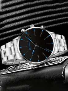 优雅商务自动机械表，时尚石英表 - 均碼 - 查看 5