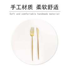 双面防滑PU隔热垫桌垫耐热餐垫饮料杯垫厨房餐具沥水垫可水洗桌面垫适用于节日用餐和厨房餐桌羽毛图案 - 白色 - 查看 3