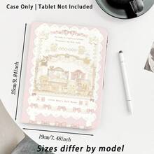 1个翻盖式平板电脑保护套，带笔槽，熊熊图案，兼容荣耀Pad 8/9/10、荣耀GT 11.5英寸/X7/X8A/X9/X8Pro/X9Pro/V9/V8 Pro、MatePad SE 11英寸/MatePad 11英寸/11.5英寸、MatePad Pro、苹果第十代/11 2025 (A16)、A9/A9+/A11/S11/S10 FE+，具备自动休眠/唤醒功能，适合作为返校季、情人节、节日礼物。 - 彩色 - 查看 2