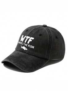 Street Fashion Where's The Fish Print Baseball Cap - Retro Trucker Hat For Fishing Enthusiasts, Outdoor Sports, Camping,Hip-Hop Style Adjustable Dad Cap All-Season Daily Casual Wear,Valentine's Day,Hats For Women,Women Baseball Cap,Trucker Hats For Women,Beach Hat,Gorras Para Hombre,Fishing Trucker Hat,Fish Print Cap,Hip-Hop Dad Hat,Outdoor Sports Cap,Camping Hat,Retro Trucker Cap,Adjustable Baseball Cap,All-Season Cap,Daily Casual Hat,Fishing Enthusiast Hat - 魚在哪裡 - 查看 5