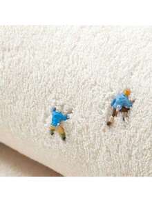 1件绿色清新不对称装饰地毯,北欧简约风格地毯,现代条纹不对称地毯,床边地毯,卧室地毯,书房地毯,客厅地毯,家居装饰地毯,印花地毯,飘窗地毯,适合家居装饰 - 彩色 - 查看 11