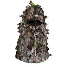 3D Leaf Camouflage Full Face Mask, Outdoor Camo Head Cover - American Big Tree - View 7