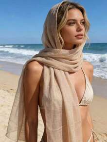 轻盈的巴厘岛雪纺纯色休闲涤纶围巾，四季皆宜。这款薄款巴厘岛雪纺围巾轻薄透气，是夏季防晒、海滩度假摄影的理想之选。纯色百搭围巾，适合春夏季外出穿着。大号薄款巴厘岛雪纺围巾，可用于防晒、装饰或作为头巾。玫瑰红色薄款巴厘岛雪纺围巾，轻盈飘逸，是海滩摄影的完美之选，轻盈如云。 - 彩色 - 查看 18