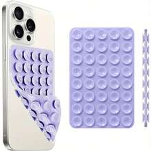 40 piezas de ventosa de silicona para teléfono, un pequeño regalo adecuado para amigos, novias y compañeros de clase compatible con iPhone, teléfono Android, regalo para cumpleaños, familia, amigos, soporte de teléfono para baño, soporte de teléfono, accesorios de teléfono, soporte adhesivo - Multicolor - Ver 17