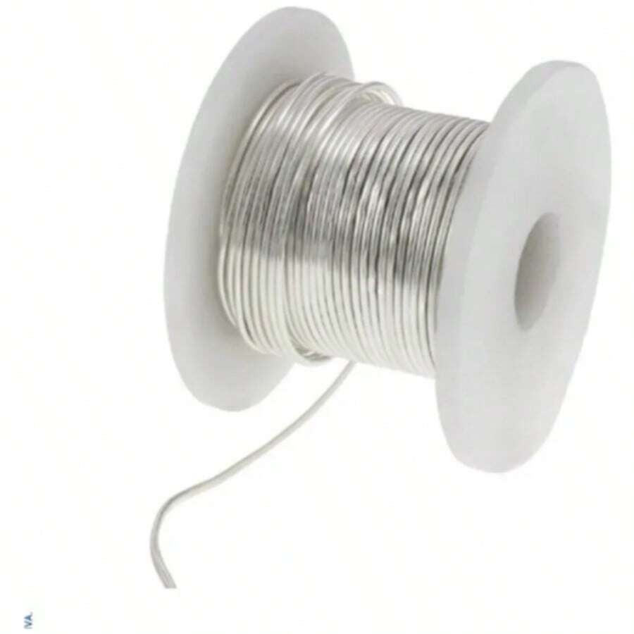 Alambre De cobre de alta Calidad para almbrismo 15mts - Plateado - Ver 1