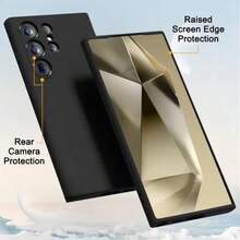 Una funda de teléfono gruesa de color negro es adecuada para varios modelos, incluidos los enchufes antipolvo tipo 2D acrílico ángel Type-C de los teléfonos Redmi, como RedmiNote 14 Pro+ 5G, RedmiNote 13R, RedmiNote 13 Pro+, RedmiNote 12S 4G, RedmiNote 11, RedmiNote 10 Pro, RedmiNote 7, etc. - Negro - Ver 3