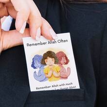 30pcs Islamic Etiquette Flashcards With Arabic/English, Code Of Conduct And Values Diagram, Islamic Education Learning Card Making Kit, Islamic Daily Conduct Guide Cards, Festival Good Deeds Card, 2.52*3.5inch - Multicolor - View 4