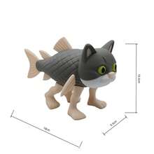 Nuevo juego completo de tetera de capuchino de plástico con tiburón 3D impreso de Shanhaijing abstracto - Multicolor - Ver 10