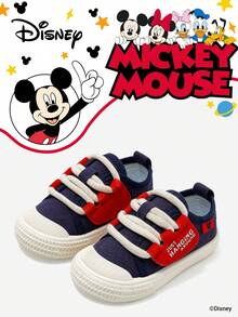 Disney 1 Pair Children's Collaborative Sports Shoes, Suitable For Daily Wear, Festivals, Sports, Outdoor, Comfortable, Non-Slip, Durable, Breathable (Boys' Sports Shoes, Boys' Skate Shoes, Children's Sports Shoes, Girls' Sports Shoes, Girls' Skate Shoes) - Blue - View 1