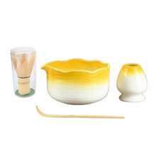 Set de 2 piezas/4 piezas/5 piezas Tazón de Matcha de la Dinastía Song, Herramientas de preparación de Matcha, Batidor de Matcha, Tazón de té japonés, Agitador, Cuchara de té - Multicolor - Ver 21