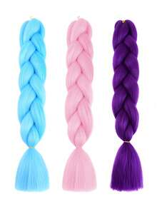 Bộ 2/1 tóc giả bện màu tím dài 24 inch dành cho bé gái, kết hợp với tóc thẳng dài, phụ kiện tóc đuôi ngựa bồng bềnh chịu nhiệt, phù hợp cho bé gái và thiếu niên, thích hợp cho các buổi tụ họp hàng ngày và tiệc tùng. - Nhiều màu - Xem 14