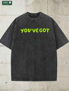 Disney-Toy Story Three Eyed Boy THE CLAW Theme T-Shirt Retro Distressed Washed Cartoon Print Short Sleeved Shirt For Men And Women, Loose Half Sleeved Top For Couples - màu đen - Xem 5