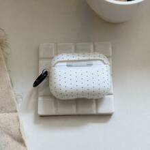 苹果4/4代降噪耳机保护套，卡通音乐黑猫设计，兼容 Pro 2/Pro，防摔1/2/3代IMD耳机保护套 - 白色 - 查看 2