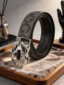 男士奢华自动扣皮带 - 可调节，时尚商务休闲风格，金属扣，是夏季、秋季、万圣节和秋冬季的理想礼物，适合青少年、年轻男士，休闲、户外、运动、度假、毕业典礼、生日、日常穿着。 - 彩色 - 查看 4