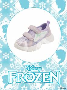 Disney Frozen Authorized Collaboration 1 Pair Children's Princess Sandals, Elsa Princess Sandals, Anna Princess Sandals, Arendelle Princess Sandals, Suitable For Daily, Festival, Sports, Outdoor Wear, Comfortable, Non-Slip, Breathable - Mauve Purple - View 2