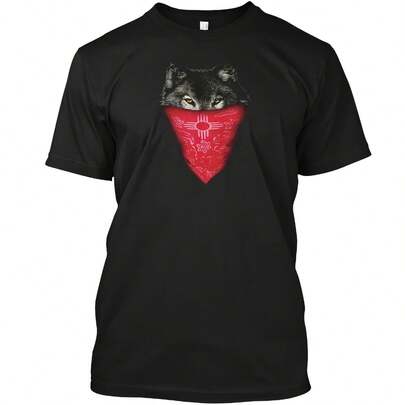 Unm Lobos Tee T-Shirt Made In The USA Size S To 5XL