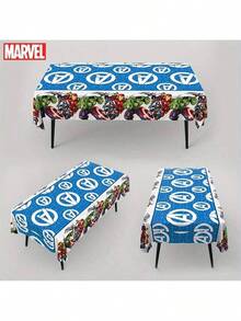 Hasbro 1pc Per Pack Officially Licensed Tablecloths Cool Cartoon Anime Peripherals Decoration Avengers Theme Party Supplies Birthday Weddings Christmas Best Choice New Year's Gift, Valentine's Day Gift, Easter Gift﻿ - Multicolor - View 2