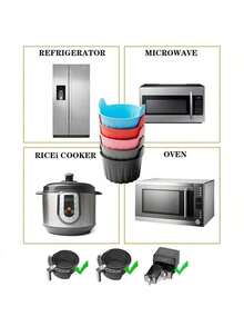 1Pc Reusable Silicone Muffin Cupcake Mould Circle Oven Cute Summer Gifts Personalised Gifts Mother's Day Gift For Cakes Cream Pudding - Multicolor - View 9