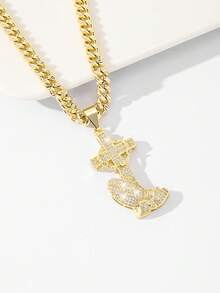 Women Pendant Necklaces - Yellow Gold - View 3