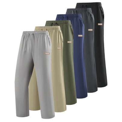 Men's Drawstring Waist Casual Versatile Daily & Sports Pants